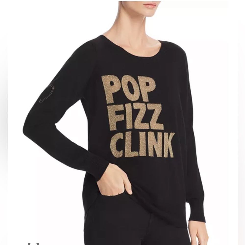 Chaser Pop Fizz Clink Sweater GUC size XS